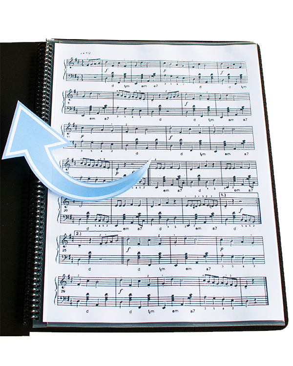 6 Pages Dossier de Musique Dossier de Partitions Dossier de Musique A4 Dossier de Partition de Piano Imperméable Dossier de Rangement pour Partitions de Musique pour Musicien Ecole Cours de Musique 